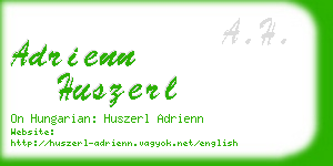 adrienn huszerl business card